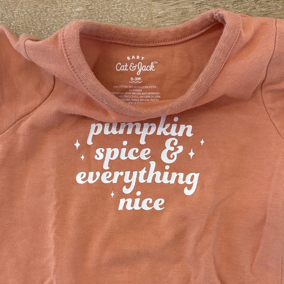 3M Thanksgiving Bundle: Ribbed Onesie with Bellbottoms and Headband + Romper - Picture 2 of 5